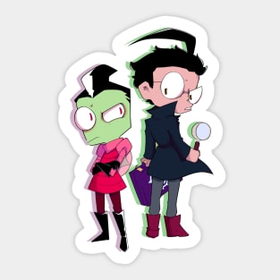 Zim and Dib Sticker